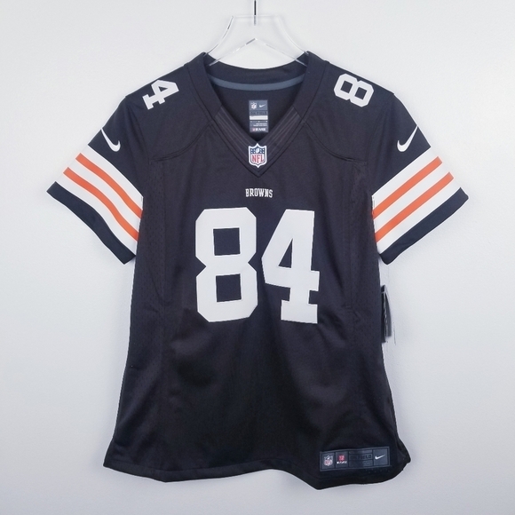 Nike NFL Cleveland Browns On Field Stitched Jersey #84 Cameron Women's Large NWT - Picture 1 of 13